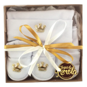 Kit Recém-nascido - Sapatinho-Touca-Luva