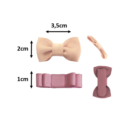 Laço - Velcro Gorgurão - 2 un - Laço Gorgurão com Laço Chanel